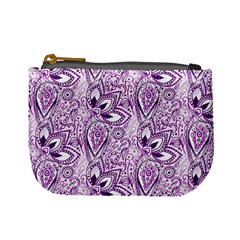 Purple Paisley Doodle Mini Coin Purses by KirstenStar