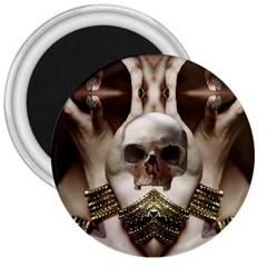 Skull Magic 3  Magnets by icarusismartdesigns