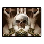 Skull Magic Double Sided Fleece Blanket (Small)  45 x34  Blanket Back