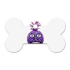 Funny Fruit Face Head Character Dog Tag Bone (one Side) by dflcprints