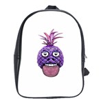 Funny Fruit Face Head Character School Bags (XL)  Front