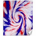 Groovy Red White Blue Swirl Canvas 20  x 24   19.57 x23.15  Canvas - 1