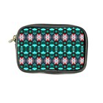 Fancy Teal Red Pattern Coin Purse Front