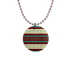 Stripes And Rhombus Chains                                      			1  Button Necklace by LalyLauraFLM