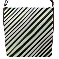 Diagonal Stripes Flap Messenger Bag (s) by dflcprints