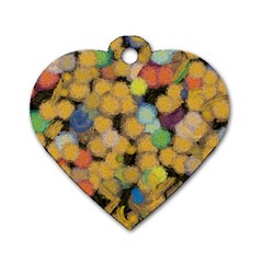 Paint Brushes                                          			dog Tag Heart (one Side) by LalyLauraFLM