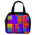 Misc colorful shapes                                           Classic Handbag (Two Sides) Back