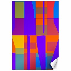 Misc Colorful Shapes                                           			canvas 20  X 30  by LalyLauraFLM