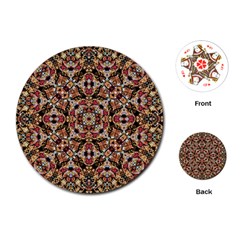 Boho Chic Playing Cards (round)  by dflcprints