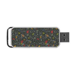 Abstract Reg Portable Usb Flash (one Side) by FunkyPatterns