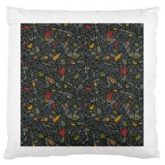 Abstract Reg Large Flano Cushion Case (two Sides)