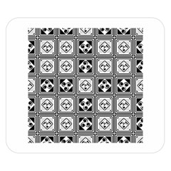 Black And White Double Sided Flano Blanket (small) 