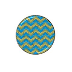 Blue And Yellow Hat Clip Ball Marker