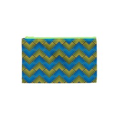 Blue And Yellow Cosmetic Bag (xs)