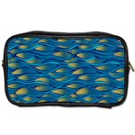 Blue Waves Toiletries Bags 2-Side Front