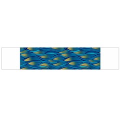 Blue Waves Flano Scarf (large) by FunkyPatterns