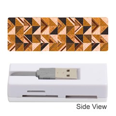 Brown Tiles Memory Card Reader (stick)  by FunkyPatterns