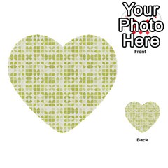 Pastel Green Multi-purpose Cards (heart)  by FunkyPatterns