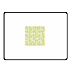 Pastel Green Double Sided Fleece Blanket (small)  by FunkyPatterns