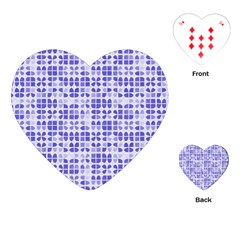 Pastel Purple Playing Cards (heart)  by FunkyPatterns
