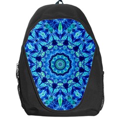 Blue Sea Jewel Mandala Backpack Bag by Zandiepants