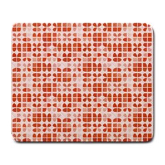 Pastel Red Large Mousepads by FunkyPatterns