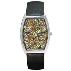 Whimsical Barrel Style Metal Watch