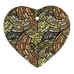 Whimsical Heart Ornament (2 Sides) by FunkyPatterns