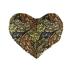 Whimsical Standard 16  Premium Heart Shape Cushions by FunkyPatterns