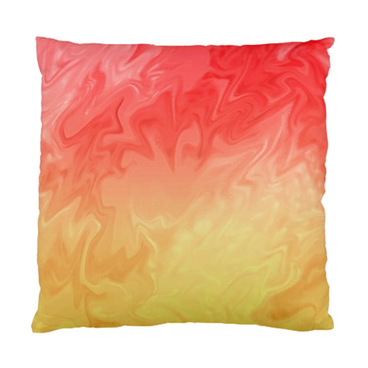 Ombre Orange Yellow Standard Cushion Case (Two Sides)