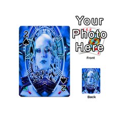 Clockwork Blue Playing Cards 54 (mini)  by icarusismartdesigns