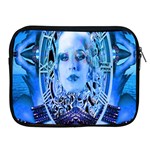 Clockwork Blue Apple iPad 2/3/4 Zipper Cases Front