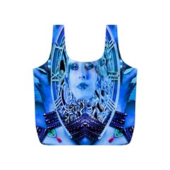 Clockwork Blue Full Print Recycle Bags (s)  by icarusismartdesigns