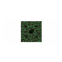 Green Camo Hearts Satin Wrap by TRENDYcouture