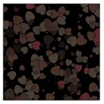 Olive Hearts Large Satin Scarf (Square)