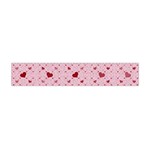 Heart Squares Flano Scarf (Mini) Back