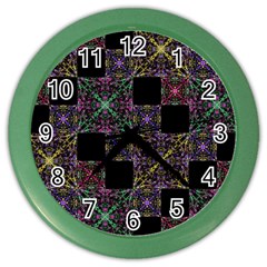 Ornate Boho Patchwork Color Wall Clocks