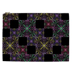 Ornate Boho Patchwork Cosmetic Bag (xxl)  by dflcprints