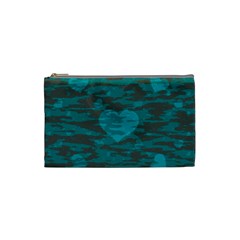 Camo Hearts Cosmetic Bag (Small) 