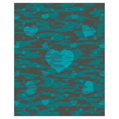 Camo Hearts Drawstring Bag (Small)