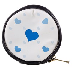 Blue Hearts Mini Makeup Bags by TRENDYcouture