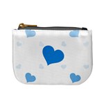 Blue Hearts Mini Coin Purses