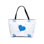 Blue Hearts Shoulder Handbags