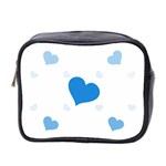 Blue Hearts Mini Toiletries Bag 2-Side