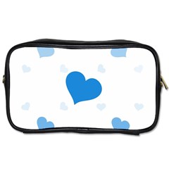 Blue Hearts Toiletries Bags by TRENDYcouture
