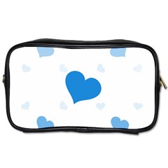 Blue Hearts Toiletries Bags 2-side by TRENDYcouture