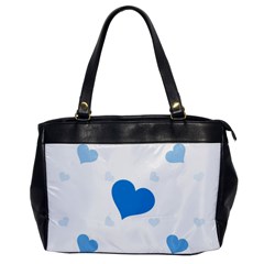 Blue Hearts Office Handbags by TRENDYcouture