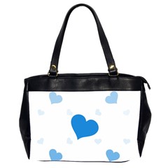 Blue Hearts Office Handbags (2 Sides)  by TRENDYcouture