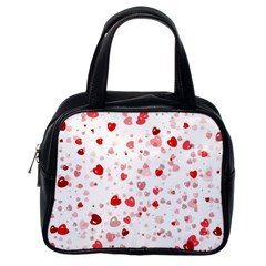 Bubble Hearts Classic Handbags (one Side) by TRENDYcouture