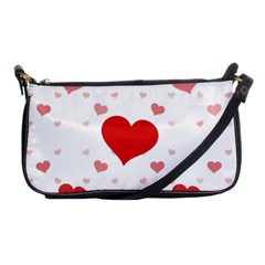 Centered Heart Shoulder Clutch Bags by TRENDYcouture